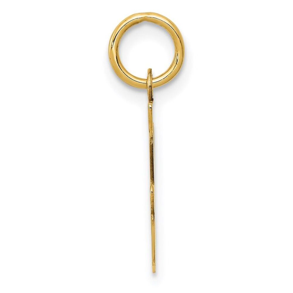 Kazi Luxury 14k Yellow Gold Script Letter F Initi… - image 2